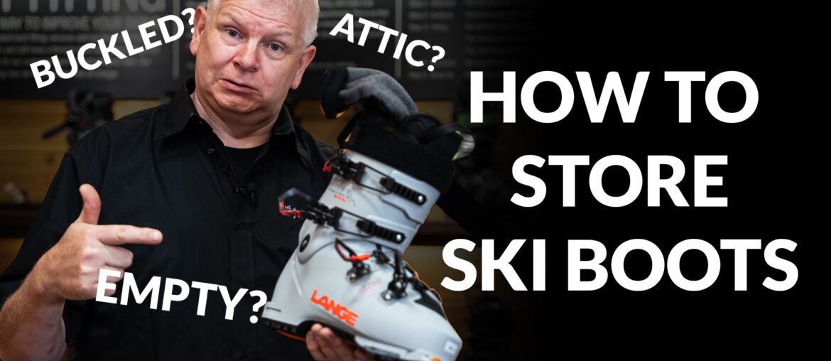 storing ski boots correctly