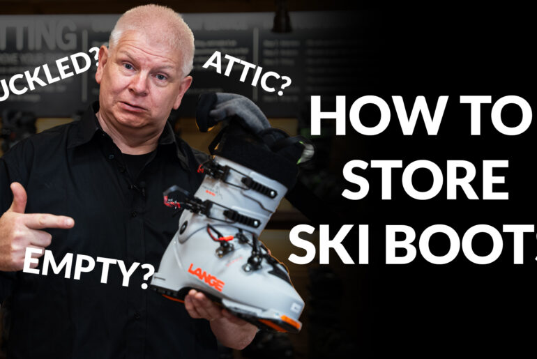 storing ski boots correctly