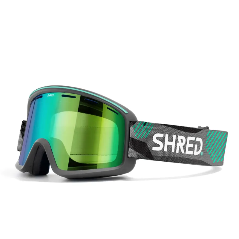 Shred Monocle Ski and Snowboard Goggles in Fog Grey with Plasma Lens