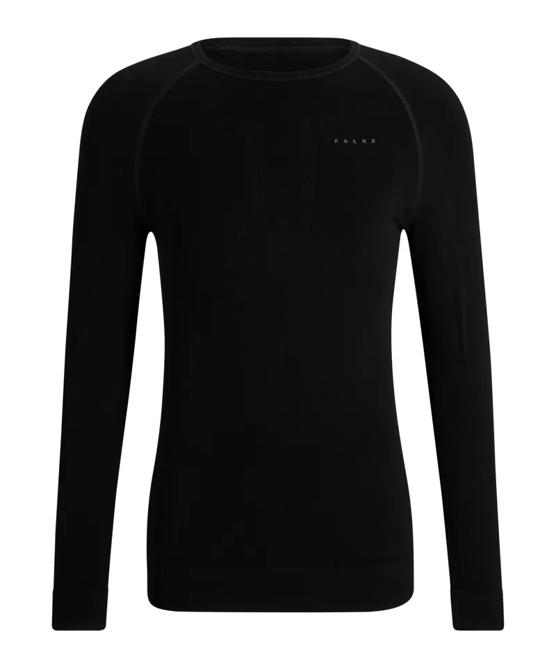 Falke Maximum Warm Long Sleeve Top Mens Base Layer in Black