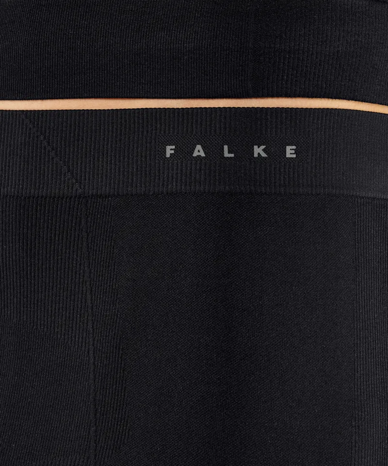 Falke Maximum Warm Mens 3/4 Length Thermal Leggings in Black-3