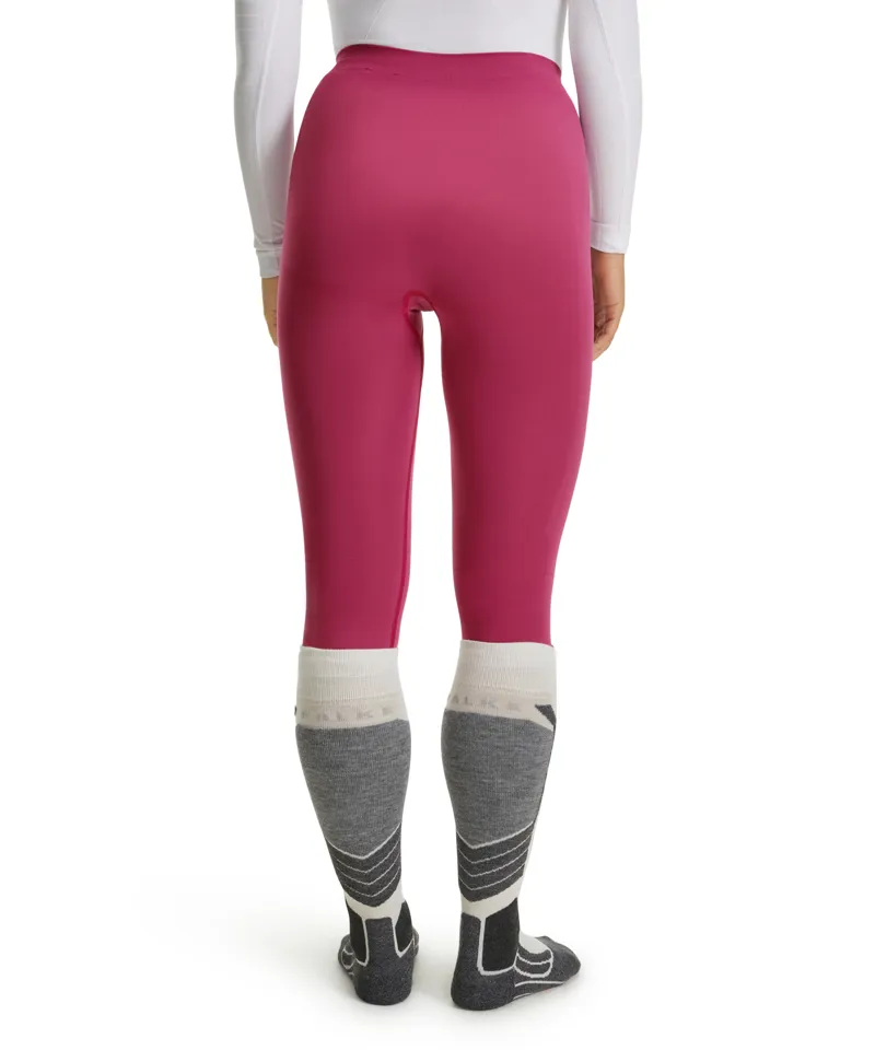 Falke Warm Womens 3/4 Base Layer Leggings in Wild Orchid-6