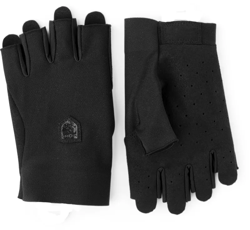 Hestra Ventair Short Cycling Gloves in Black