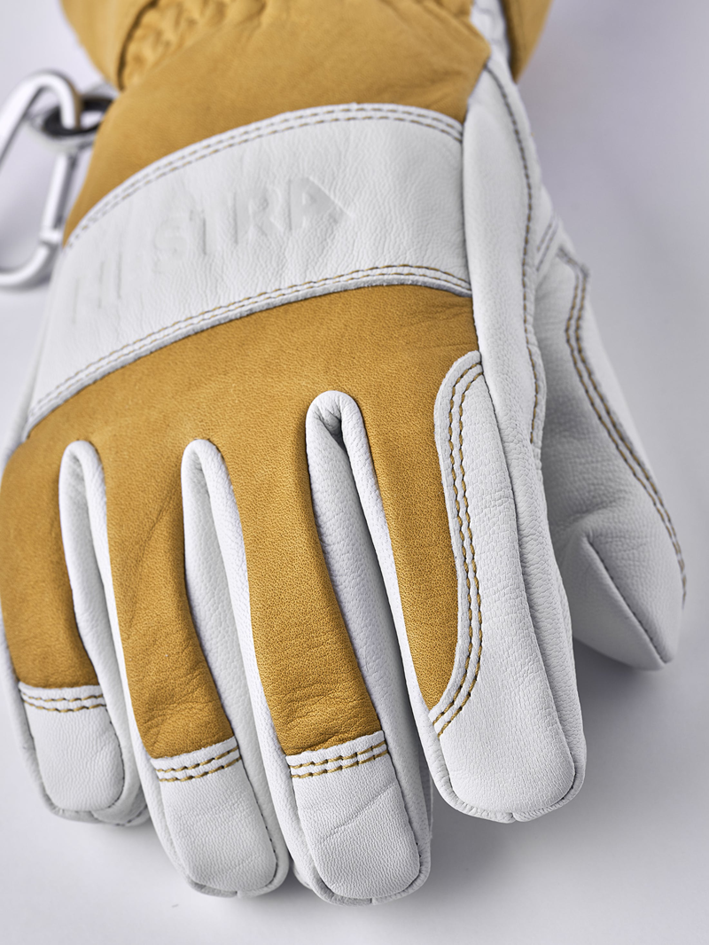 Hestra Gloves Falt Guide Alpine Pro Leather Ski Gloves in Natural Leather-1