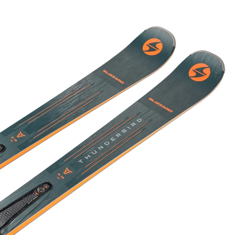 Blizzard Thunderbird R15 Wide Body Skis with Marker TPX 12 Bindings-2