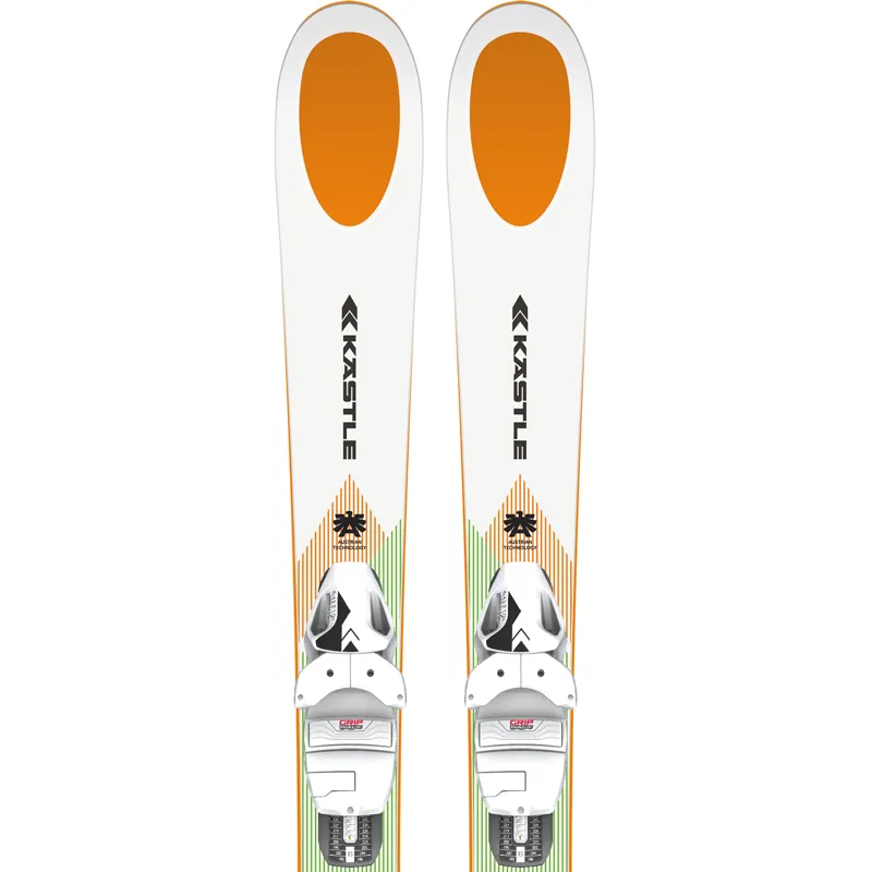 Kastle Skis Heli Ski Strap and Back Country Strapping in Neon Yellow 