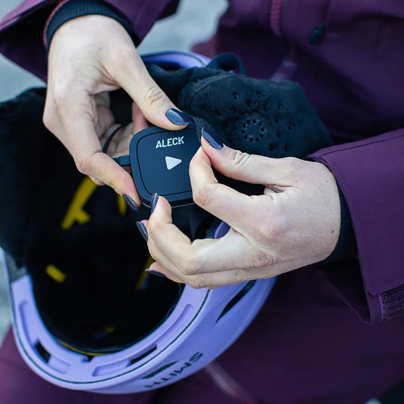 Aleck 006 Wireless Helmet Audio Communications - Twin Pack for 2 People-3