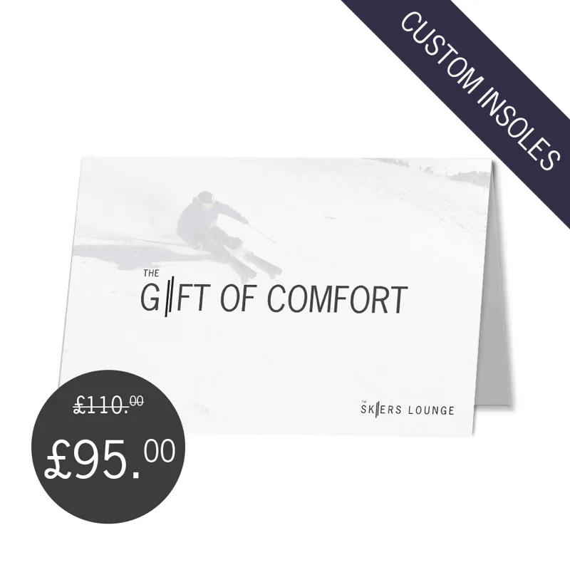 Ski Boot Custom Insoles Voucher for fitted footbeds
