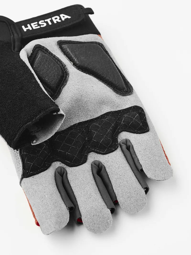 Hestra Bike Guard Short Cycling Gloves in Orange-2