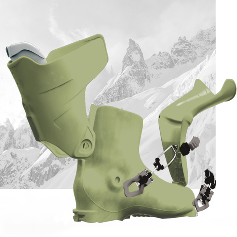 Roxa Cabrio 3 Piece Ski Boot Design