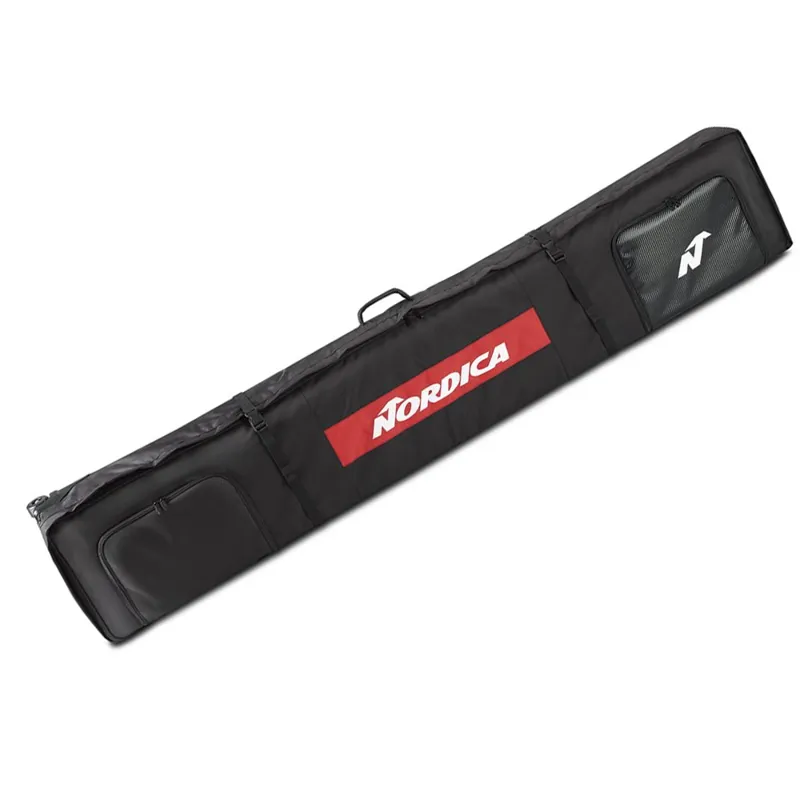 Nordica Double Roller Ski Bag in Black