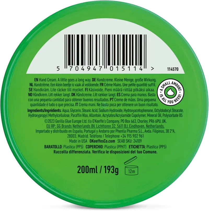 O'Keefes Working Hands Hand Cream For Dry Cracked Hands 96g Pot-2