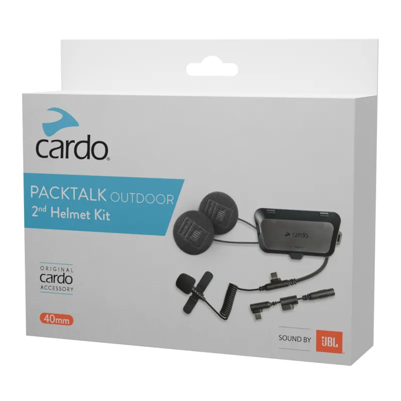 Cardo PackTalk Outdoor System 2nd Helmet Kit