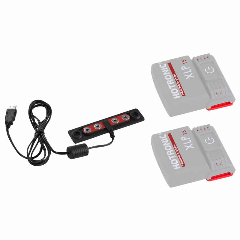 Hotronic Heated Socks Battery Set XLP 1S BT Push Button Control