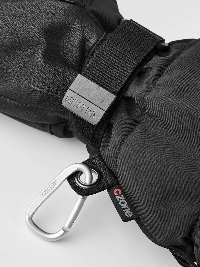 Hestra Heater Gauntlet 5 Finger Heated Gloves 2025 in Black-3