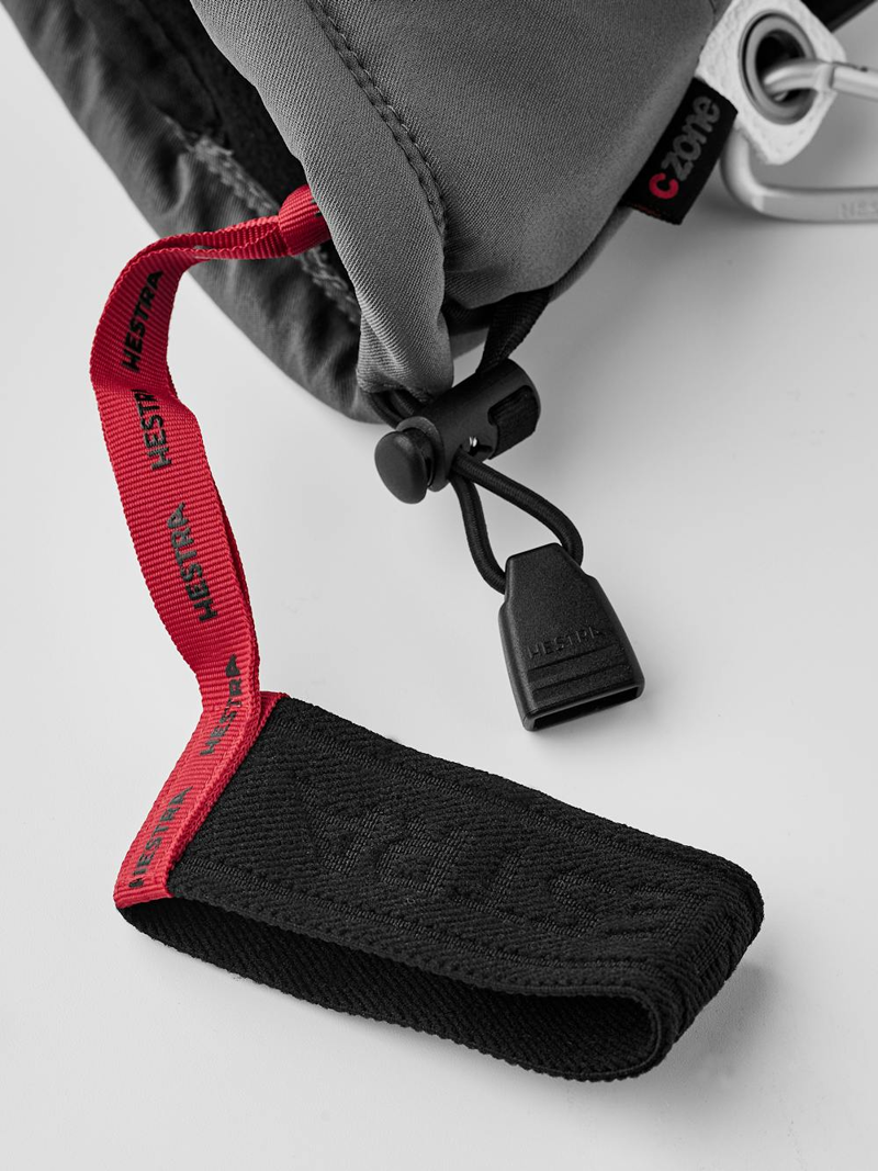 Hestra Heater Gauntlet 5 Finger Heated Gloves 2025 in Grey and White-5