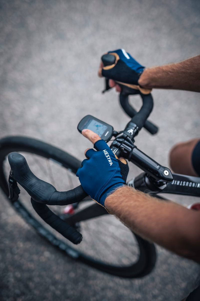 Hestra Bike Glove Spiro Short in Navy/Tan-9