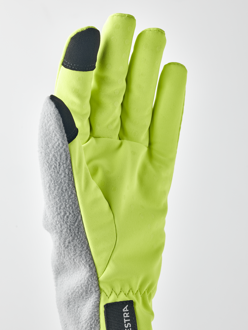 Hestra Runners Glove in Yellow high viz-2