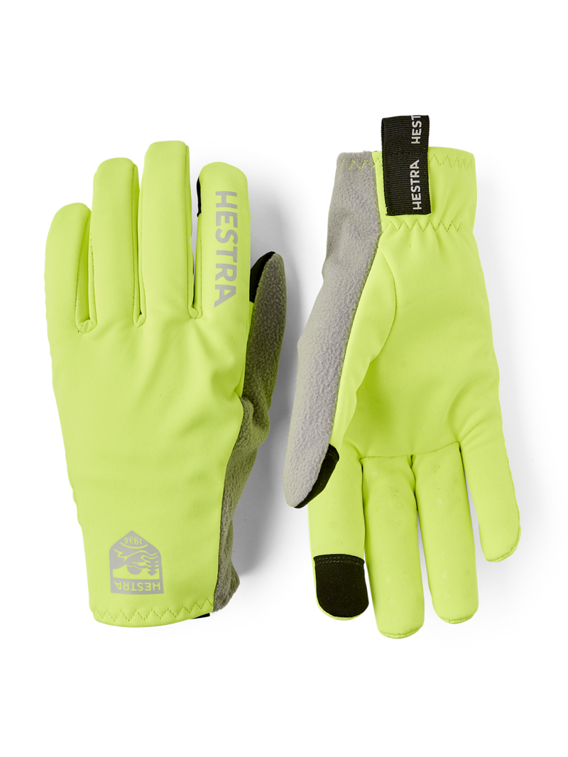 Hestra Runners Glove in Yellow high viz