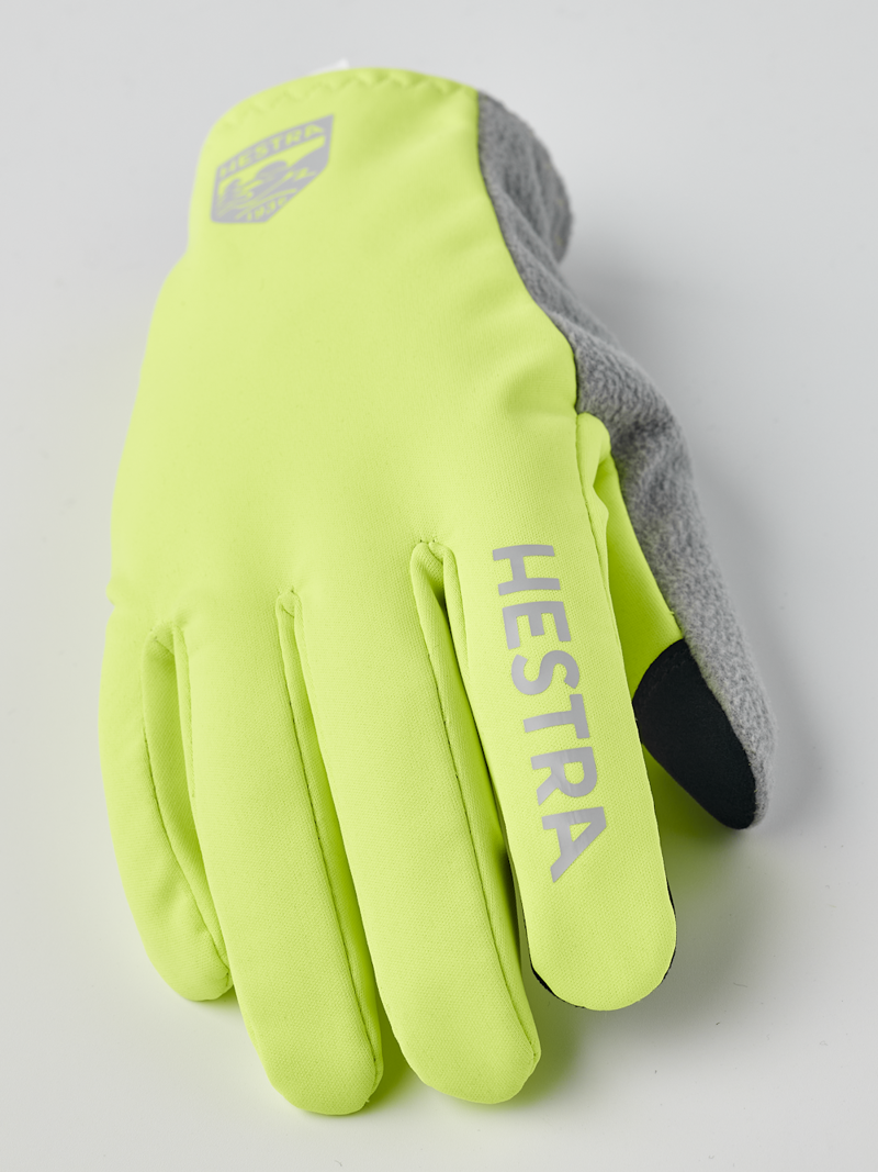 Hestra Runners Glove in Yellow high viz-1