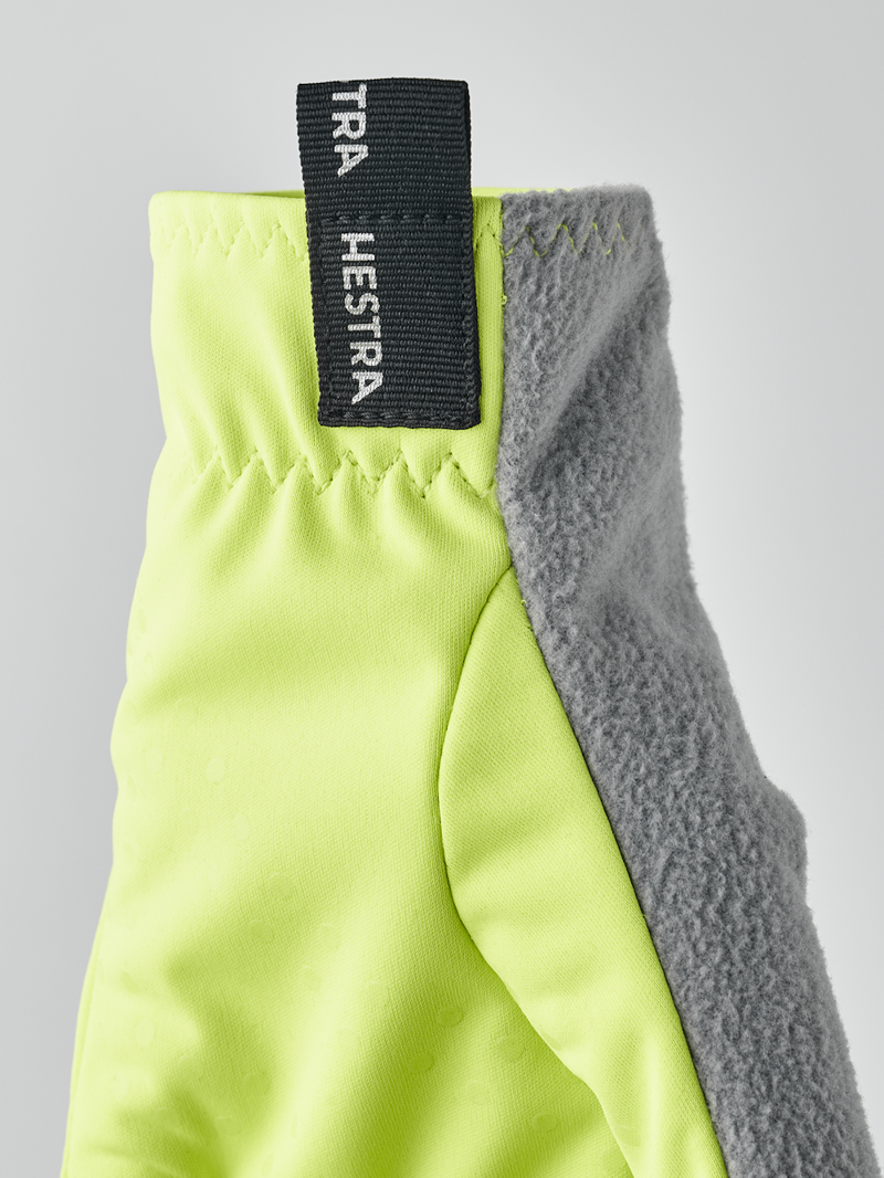 Hestra Runners Glove in Yellow high viz-3