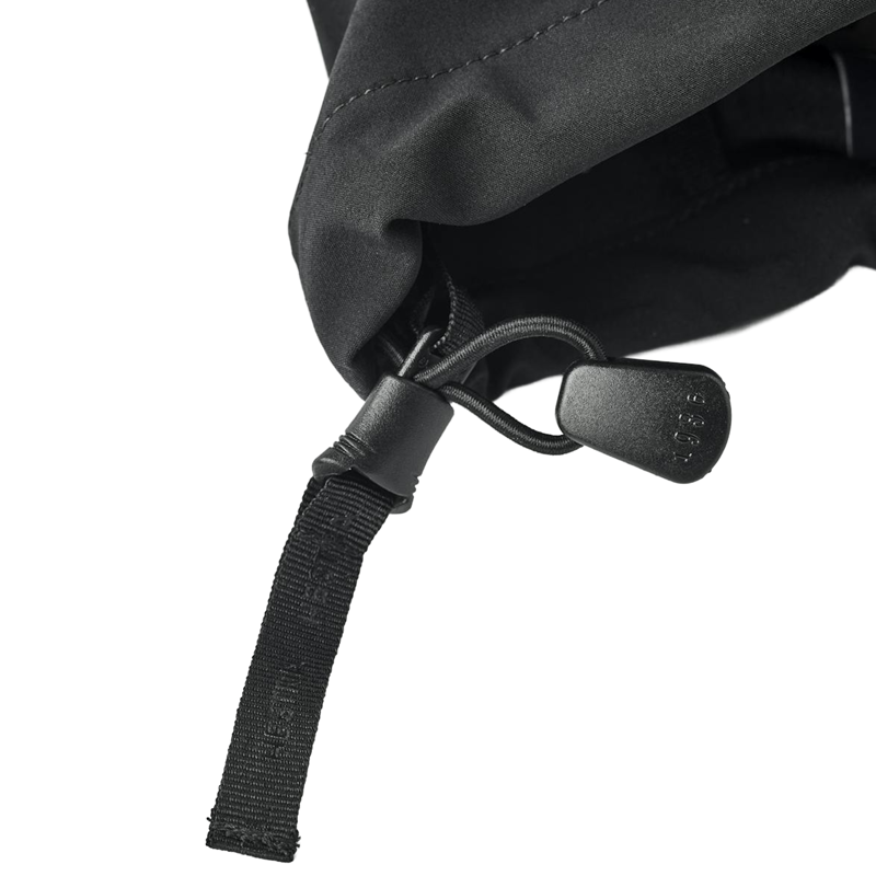 Hestra Seam Sealed Shell Mittens in Black-4