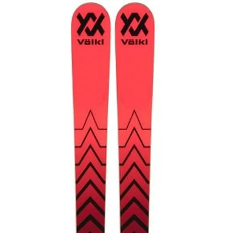 Volkl Racetiger GS R JR Piste Racing Skis Fitted With Race Plate - Skis Only