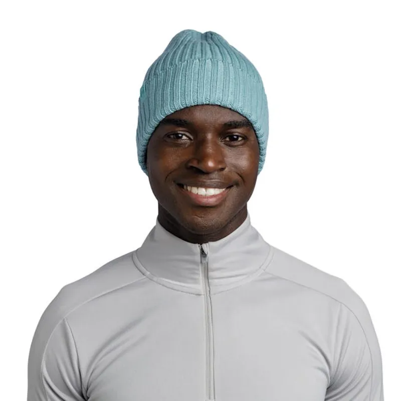 Buff Norval Knitted Beanie in Pool Green-2