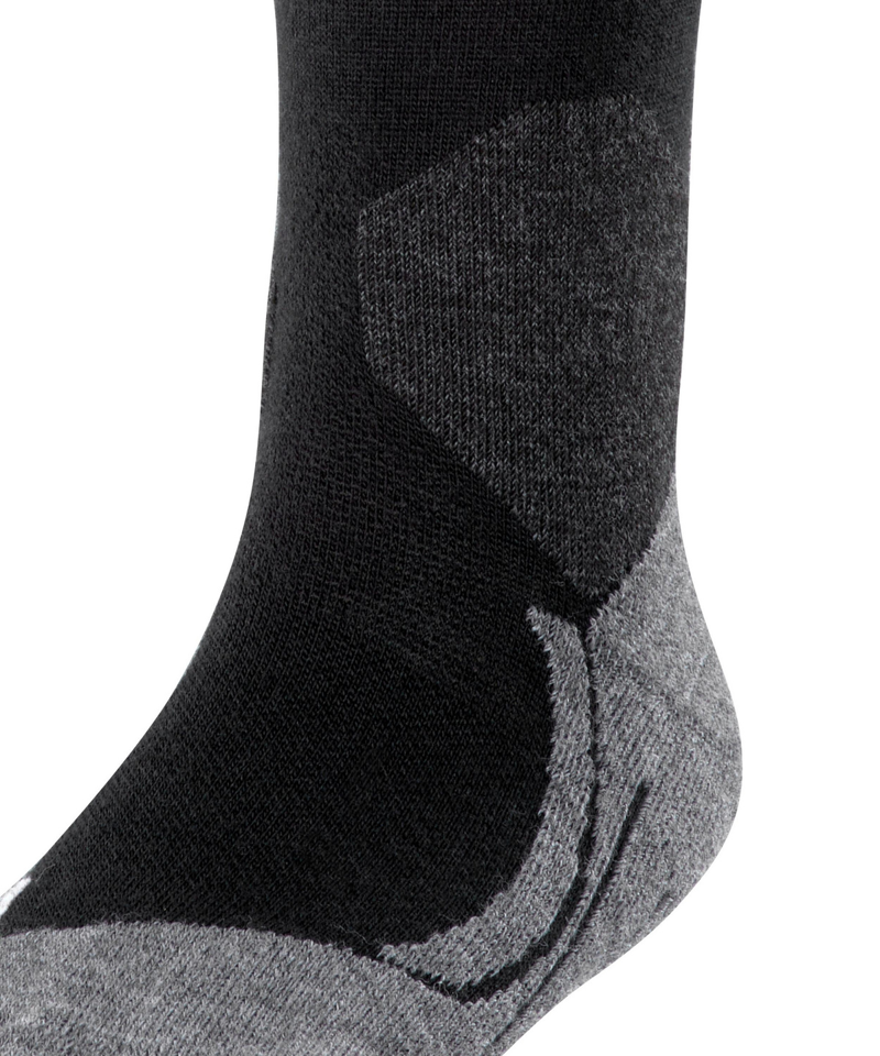 Falke Ski Socks SK4 Kids Padded Low Volume In Black-3