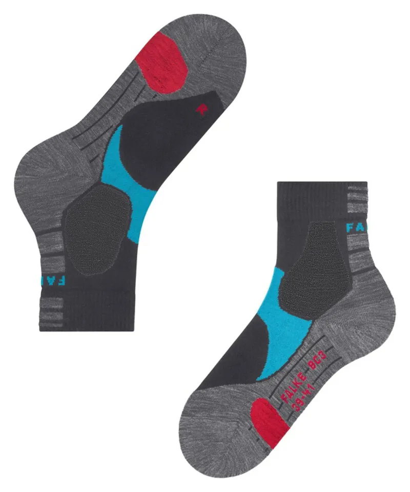 Falke BC3 Comfort Unisex Biking Sock in Stone-3