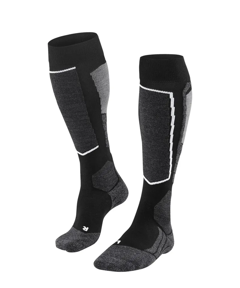 Falke SK2 Vegan Womens Ski Socks in Black