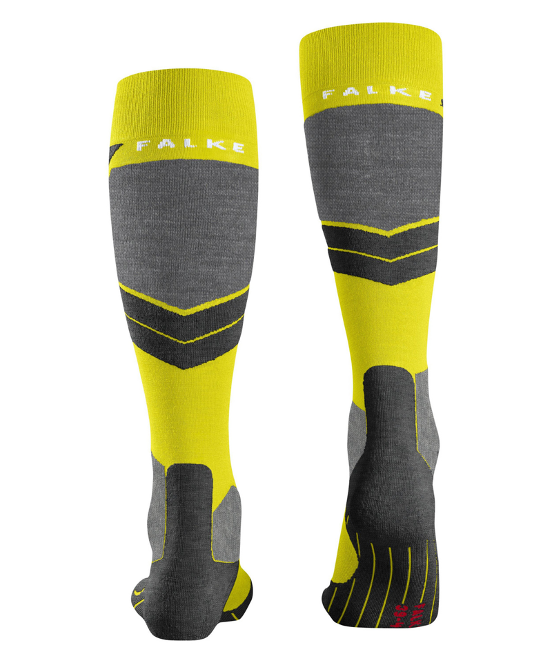 Falke Ski Socks SK4 Mens Padded Low Volume Sock in Sulphur-2