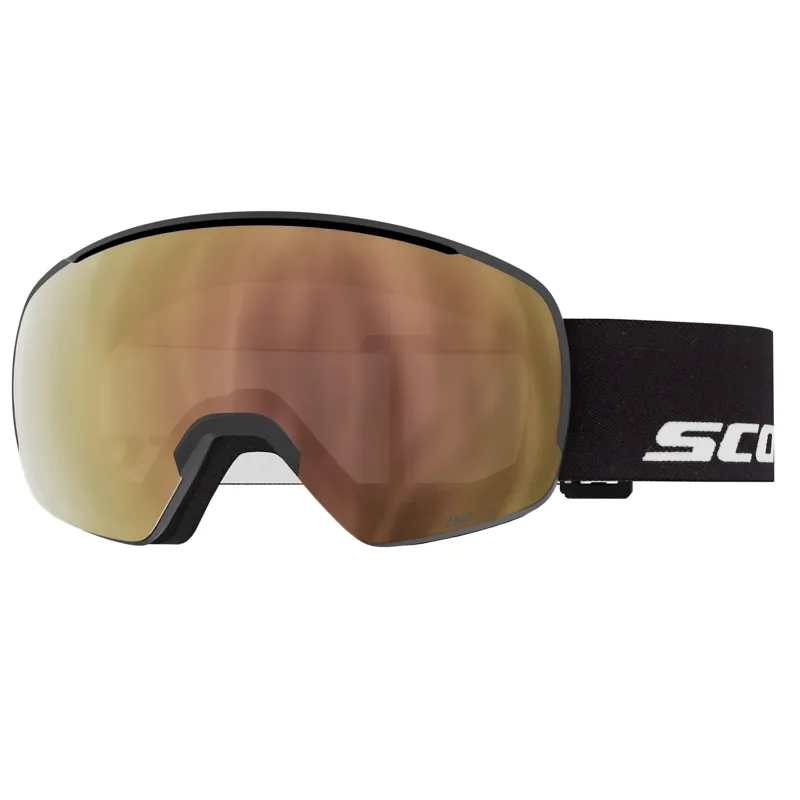 Scott Sphere OTG Goggles Black with Light Sensitive Cinnamon Chrome S1-3 Lens