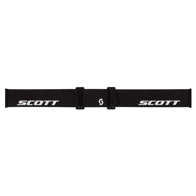 Scott React Ski Goggles Black Frame with AMP White Chrome S2 Lens-3