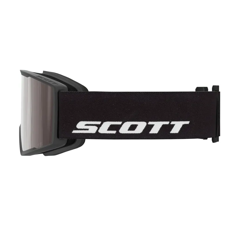 Scott Trace Pro Ski and Snowboard Goggles in Black with Silver Chrome Lens-1