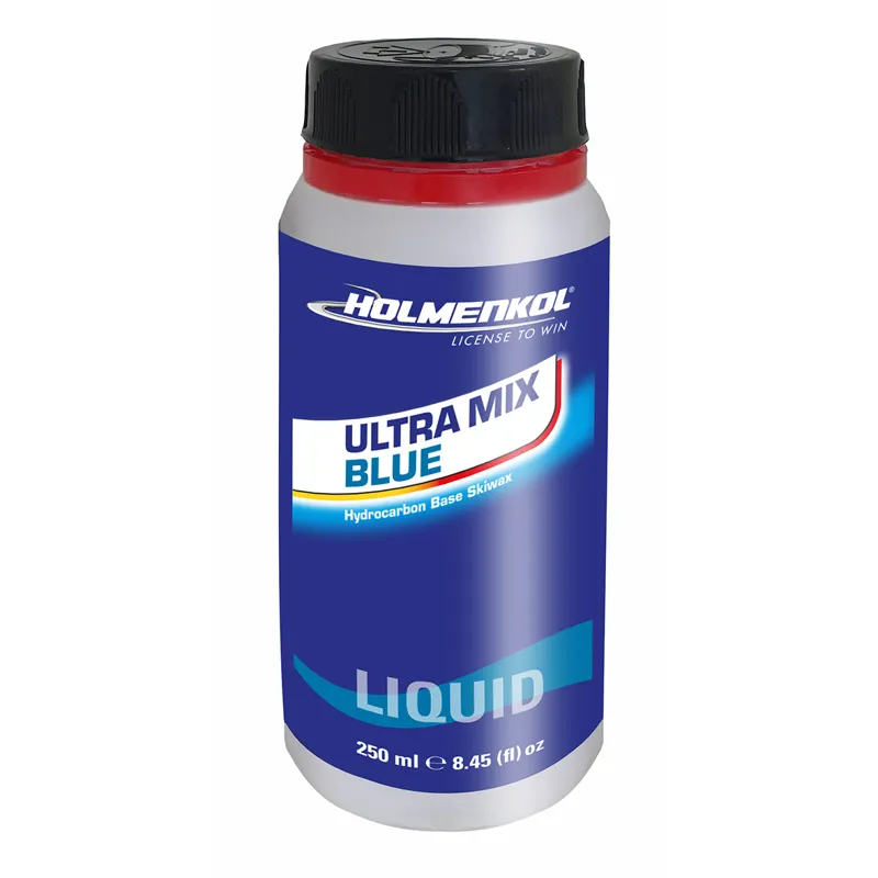 Holmenkol Ultra Mix Blue Liquid Ski and Snowboard Wax 250ml