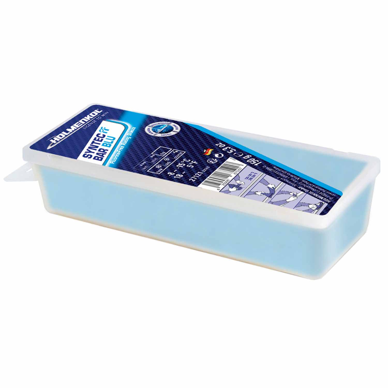 Holmenkol Syntec FF Racing Ski Wax Blue 150g Block