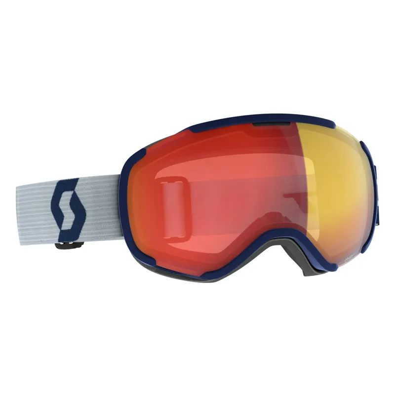 Scott Faze II LS Goggles in Dark Blue/Light Grey with Red Light Sensitive Lens