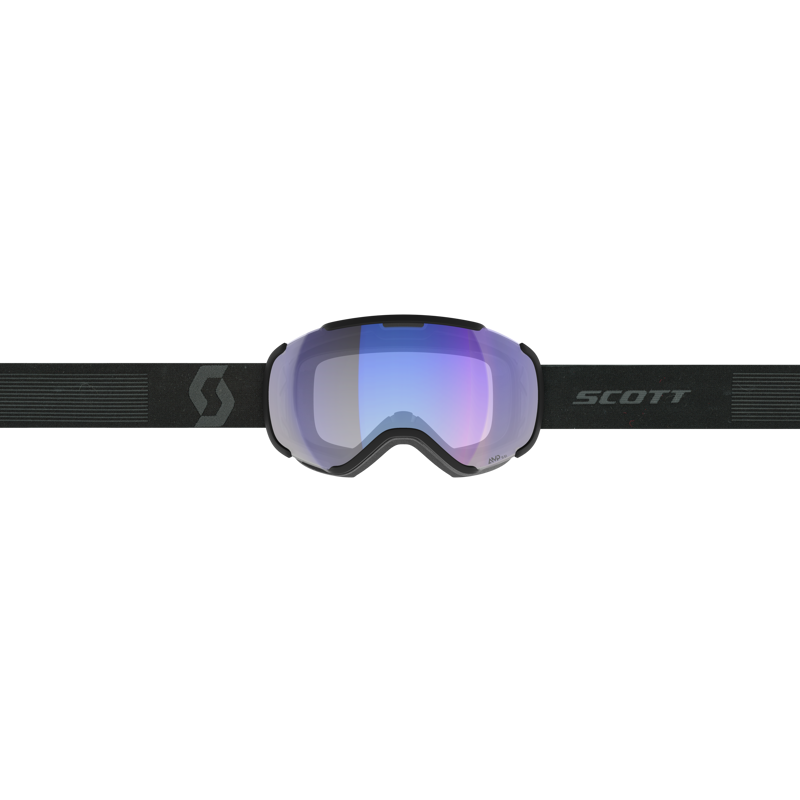Scott Faze II Black AMP Illuminator Blue Chrome Category 1 Goggles-1