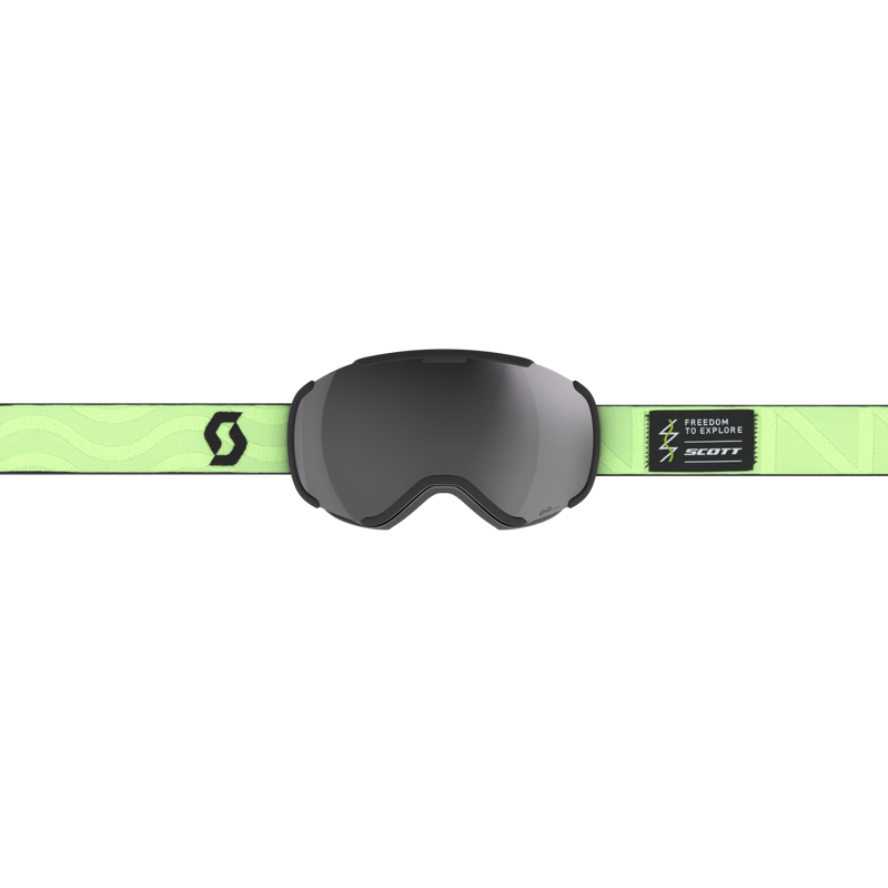 Scott Faze II Glow Green AMP Black Chrome Category 3 Goggles-1