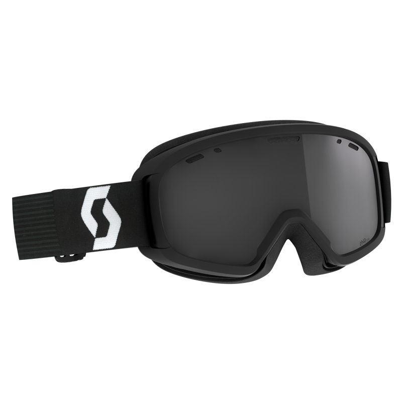 Scott Junior Witty Mineral Black/White Solar Goggles Black Chrome Lens