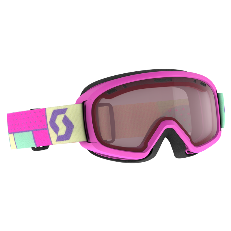 Scott Junior Witty Neon Pink Enhancer Goggles with Category 2 Lens