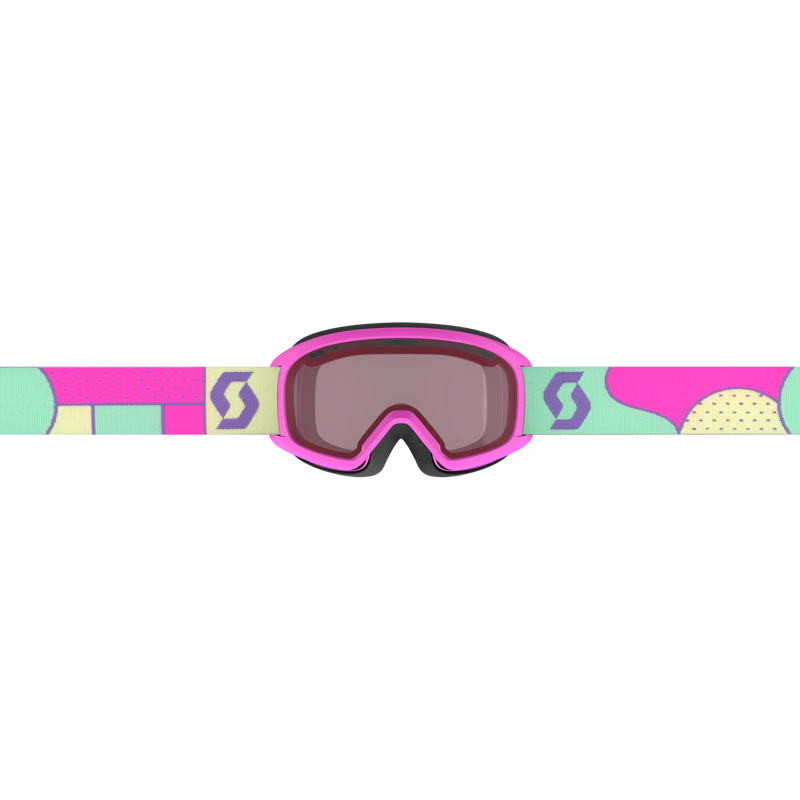 Scott Junior Witty Neon Pink Enhancer Goggles with Category 2 Lens-1