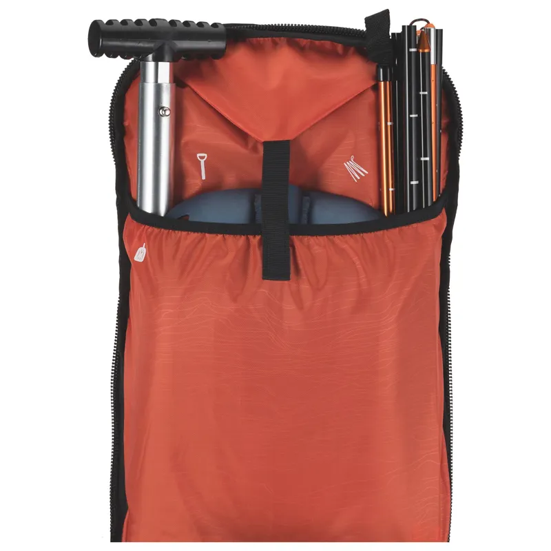 Scott Patrol E1 40 Electonic Airbag System in Black and Orange-7