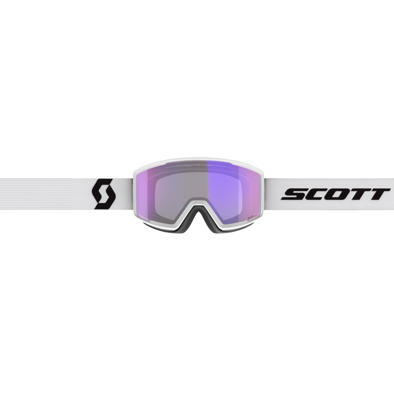 Scott Factor Pro LS White/Black AMP Light Sensitive Blue Chrome Lens-1