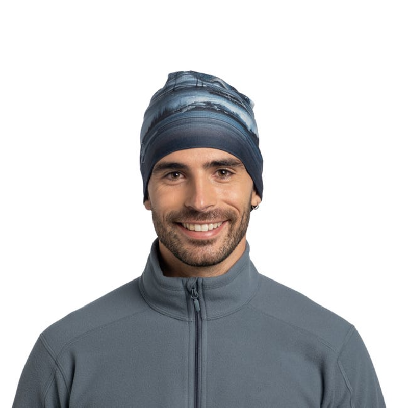 Buff Ecostretch Beanie and Helmet Liner in Oser Blue-5