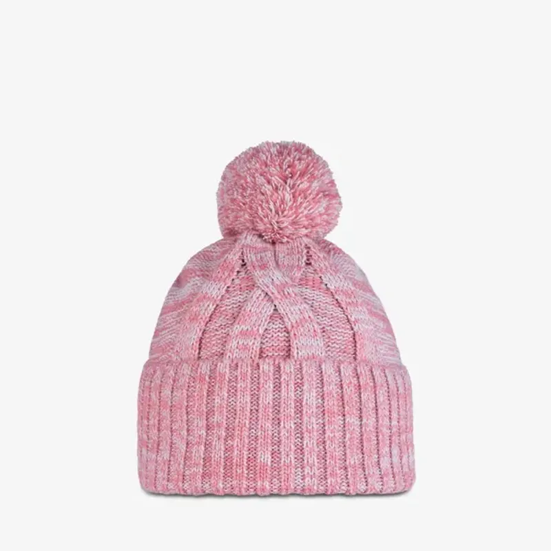 Buff Blein Junior Knitted and Fleece Hat in Pale Pink