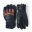 Hestra Fall Line Gloves in Dark Navy Blue and Brown