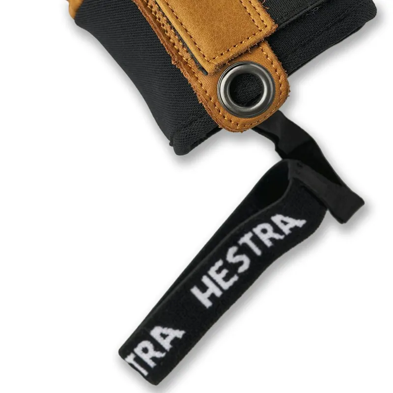 Hestra Fall Line Leather Ski Gloves in Cork-2