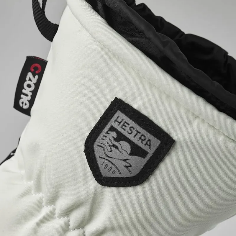 Hestra Cosmo Insulated Ski Mittens in White-1